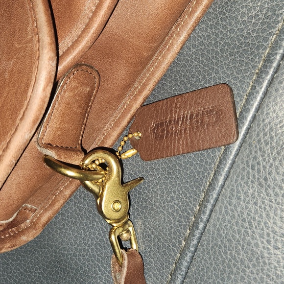 Coach Vintage Brn Leather Messenger Bag Briefcase Gold Hardware G9Z-5265, 15x11 - Picture 13 of 13